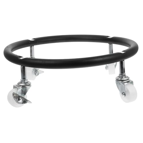 DIYEAH Propangastank Halter mit Rädern Beweglicher Gaszylinderständer Stabiler Zylinderhalter mit Platzsparender Propanflaschenständer für Zuhause von DIYEAH