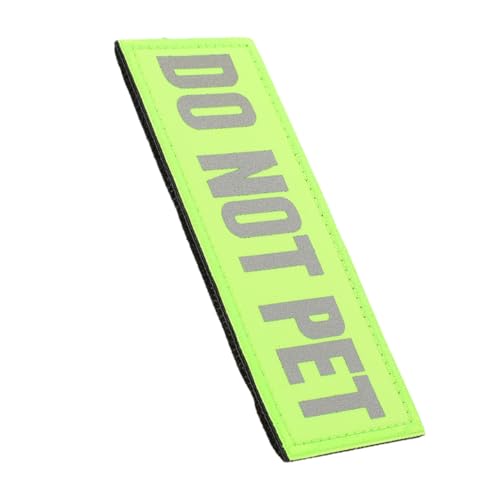 DIYEAH Reflektierende Klett-Patches Für Hundegeschirr Nicht Anfassen Für Diensthunde Trainingszubehör Sicher Bei Nacht Robuste Nylonkonstruktion DIYEAH Reflektierende Klett-Patches Für Hundegeschirr Nicht Anfassen Für Diensthunde Trainingszubehör Sicher Bei Nacht Robuste Nylonkonstruktion von DIYEAH