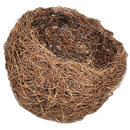DIYEAH Vogelnest Lampenschirm Für Garten Handgefertigter Rattan Lampenschirm Für Außenbeleuchtung Wetterfest Und Dekorativ Geeignet Für Garten Und Landschaft von DIYEAH