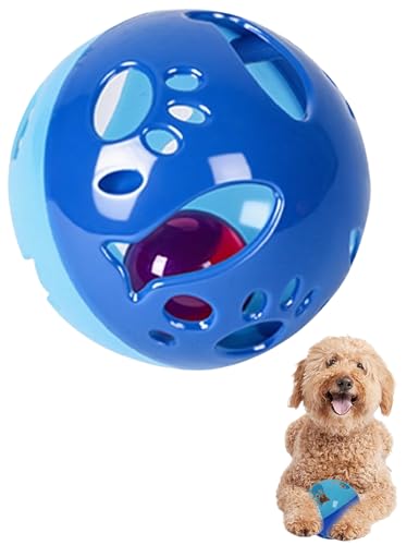 Welpenspielzeug für kleine Hunde – 10,2 cm Kau- und Spielspielzeug mit Glockenklang, langlebiges Hundespielzeug zum Zahnen und Spaß (10,2 cm, einfaches Welpenspielzeug) von DIYUQISHI