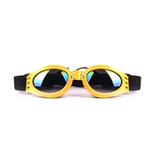 Hunde-Sonnenbrille, UV-Schutz, für mittelgroße oder große Hunde, für nördliche Bereiche, mit verstellbarem Riemen, für Outdoor-Sportarten, Hunde-Sonnenbrille von DIdaey