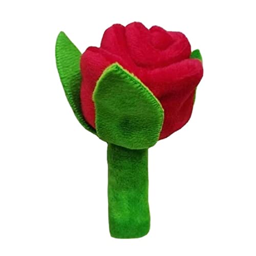 Interactive Stuffed Dog Chew Toy for Small and Medium Dogs Plush Squeak Toy Rose Flower Reducing Boredom & Anxiety plush rose flower dog toy squeak cute chew toy for chewers multifunctional dog toy von DIdaey