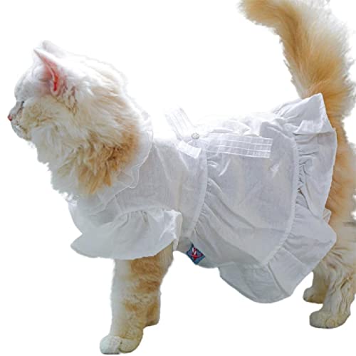 Puppy Big Day Dress Rock Hundehochzeitsrock Hochzeitskleid Rüschen Hündchen Katzen auf Hochzeiten Feiertagshunderock von DIdaey