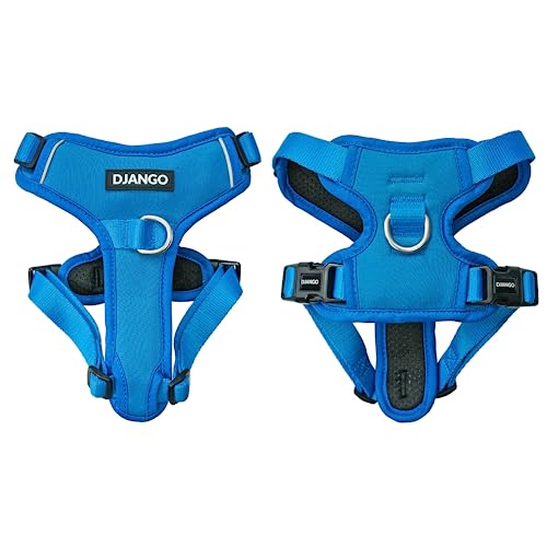 DJANGO Tahoe No Pull Hundegeschirr - Bequemes, langlebiges & Gepolstertes Hundegeschirr mit D-Ringen vorne und hinten - Verstellbares & Sicheres Geschirr für Outdoor-Abenteuer & den täglichen Gebrauch DJANGO Tahoe No Pull Hundegeschirr - Bequemes, langlebiges & Gepolstertes Hundegeschirr mit D-Ringen vorne und hinten - Verstellbares & Sicheres Geschirr für Outdoor-Abenteuer & den täglichen Gebrauch von DJANGO