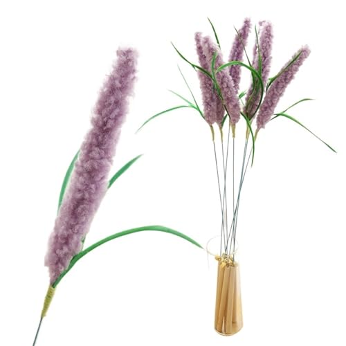 DJSKLDF Katzenangel Cat Teaser Toy Lavender Interactive Kitten Playing Stick Scratch Rope Toys Accessories von DJSKLDF