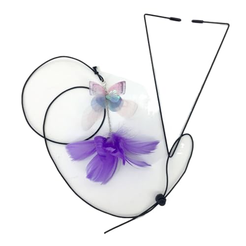 DJSKLDF Katzenangel Interactive Cat Toy Cats Mouse Toys Hanging Door Retractable Plaything Funny Self-Hey Kitten Scratch Rope Pet Products(Color3) von DJSKLDF