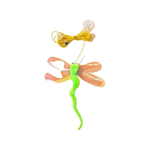 DJSKLDF Katzenangel Interactive Cat Toy Hanging Simulation Game Funny Self-Hey Toys for Kitten Playing Teaser Wand Games Supplies(Color 01) von DJSKLDF