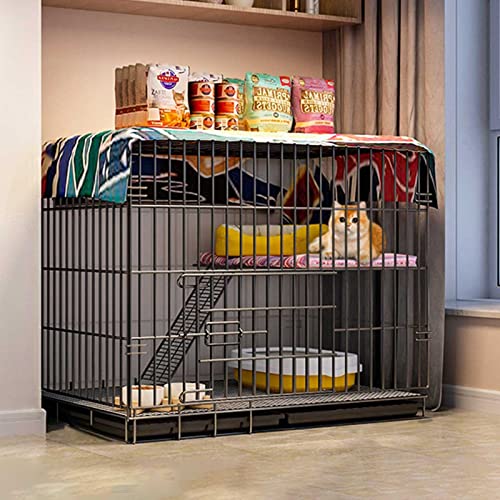 Katzenkäfig - Katzenkäfig für draußen, Katzenhütte, Katzenkiste, Laufstall, Katzengehege auf Rädern, Katzenkäfig aus Metall für Kätzchen, Kleintierstall, übergroße Katzenvilla - für Kleintiere, Katzenkäfig - Katzenkäfig für draußen, Katzenhütte, Katzenkiste, Laufstall, Katzengehege auf Rädern, Katzenkäfig aus Metall für Kätzchen, Kleintierstall, übergroße Katzenvilla - für Kleintiere, von DKSNAJ