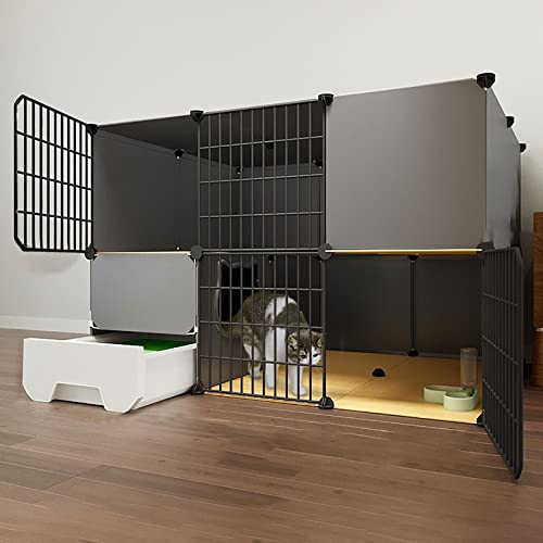 Katzenkäfige - Großer Katzenkäfig Katzenkäfige Innen Großer Katzenlaufstall Katzenzwinger Katzengehege Katzenhängematte Haustierlaufstall Kleintierkäfig - für Kleintiere, Welpen, Kätzchen, Häschen Katzenkäfige - Großer Katzenkäfig Katzenkäfige Innen Großer Katzenlaufstall Katzenzwinger Katzengehege Katzenhängematte Haustierlaufstall Kleintierkäfig - für Kleintiere, Welpen, Kätzchen, Häschen von DKSNAJ