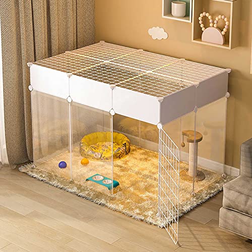 Katzenlaufstall Katzenkäfige Katzengehege Haustierlaufstall mit Tür Kleintierkäfig Frettchenkäfig Meerschweinchenkäfige Abnehmbare Metalldrahtzwinger Leicht zu reinigen - für Kleintiere, Welpen, Katzenlaufstall Katzenkäfige Katzengehege Haustierlaufstall mit Tür Kleintierkäfig Frettchenkäfig Meerschweinchenkäfige Abnehmbare Metalldrahtzwinger Leicht zu reinigen - für Kleintiere, Welpen, von DKSNAJ