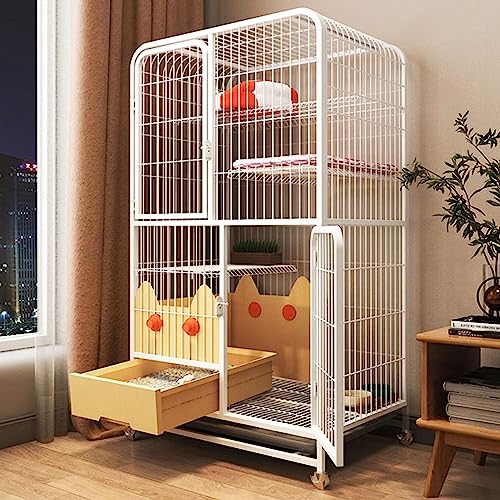 Laufställe für Kleintiere, DIY-Laufställe für Frettchen für drinnen – Katzenkäfige für drinnen, großer Raum für Katzentoilette, Käfig für Kleintiere, Katzengehege, DIY-Katzenlaufstall für 1–2 Katzen, Laufställe für Kleintiere, DIY-Laufställe für Frettchen für drinnen – Katzenkäfige für drinnen, großer Raum für Katzentoilette, Käfig für Kleintiere, Katzengehege, DIY-Katzenlaufstall für 1–2 Katzen, von DKSNAJ