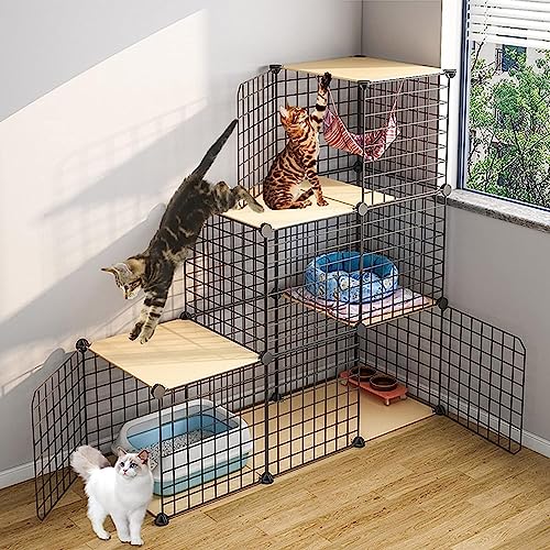 Laufställe für Kleintiere, Laufstall für Katzen – Frettchenkäfig, Katzengehege, Aufbewahrung aus Metalldrahtgittern, Regale mit Lagerbehältern, modulares Bücherregal, Schrank (Größe: C1-111 * 39 * Laufställe für Kleintiere, Laufstall für Katzen – Frettchenkäfig, Katzengehege, Aufbewahrung aus Metalldrahtgittern, Regale mit Lagerbehältern, modulares Bücherregal, Schrank (Größe: C1-111 * 39 * von DKSNAJ