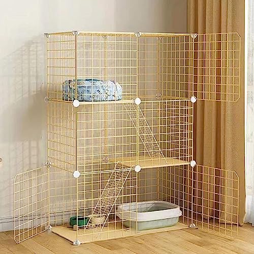 Laufstall für Kleintiere, Katzenkäfig, Metallkäfig für Kleintiere, großes Haustierhaus für den Innenbereich, zusammenklappbar, großes Katzenheim für den Innenbereich (Größe: 71 x 35 x 107 cm) Wisdom Laufstall für Kleintiere, Katzenkäfig, Metallkäfig für Kleintiere, großes Haustierhaus für den Innenbereich, zusammenklappbar, großes Katzenheim für den Innenbereich (Größe: 71 x 35 x 107 cm) Wisdom von DKSNAJ