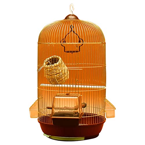 Massiver Vogelkäfig, großer Papageienkäfig aus Metall, schwarzer Papageienkäfig, Kleiner Vogelzuchtkäfig, geeignet für den Liebesvogel, Kanarientaube, für Unzertrennliche, Finken, Papageienv Massiver Vogelkäfig, großer Papageienkäfig aus Metall, schwarzer Papageienkäfig, Kleiner Vogelzuchtkäfig, geeignet für den Liebesvogel, Kanarientaube, für Unzertrennliche, Finken, Papageienv von DLAZUM