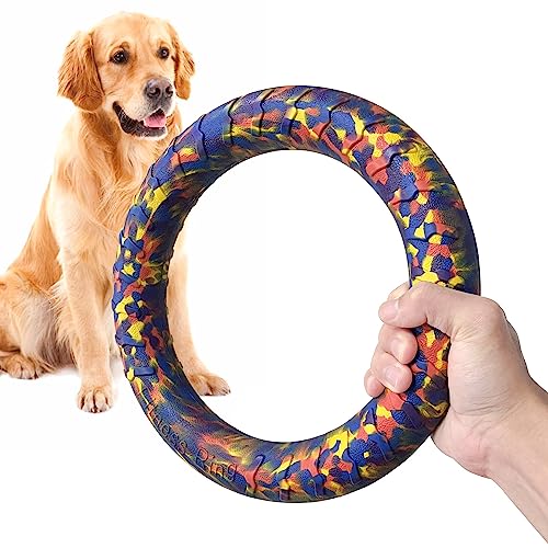 DLDER Unzerstörbares Hundespielzeug, Kauspielzeug für aggressive Kauer, fliegende Scheiben für mittelgroße und große Rassen DLDER Unzerstörbares Hundespielzeug, Kauspielzeug für aggressive Kauer, fliegende Scheiben für mittelgroße und große Rassen von DLDER