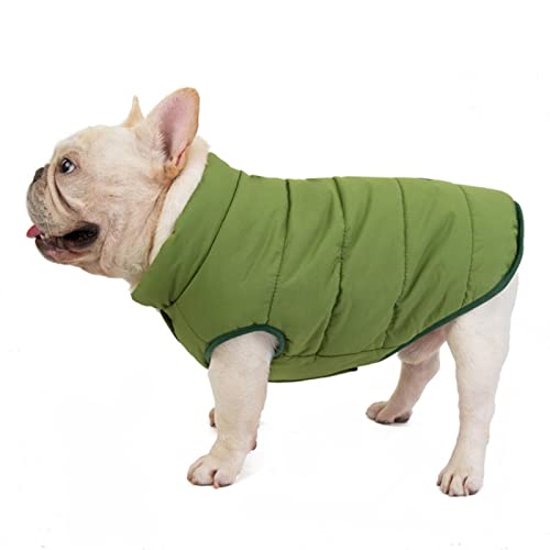 1 Stück Winter Warme Hundekleidung Verdickte Baumwolle Hund Grün S von DLKSH