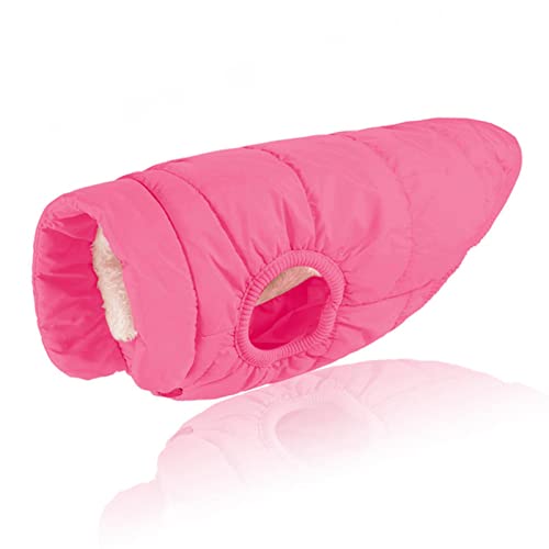 Hundebekleidung für große Hunde, warm, wasserabweisend, Größe S, Rosa, 1 Stück von DLKSH