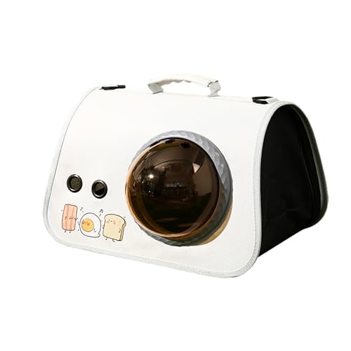 Pet Bag Carrier, Reversible Cat Sling Carrier, Belüftete Katze Hund Tasche mit Reißverschluss, Transparente Katzentragetasche, Katze Sling Carrier für Reisen, Wandern, Outdoor Pet Bag Carrier, Reversible Cat Sling Carrier, Belüftete Katze Hund Tasche mit Reißverschluss, Transparente Katzentragetasche, Katze Sling Carrier für Reisen, Wandern, Outdoor von DLSIN
