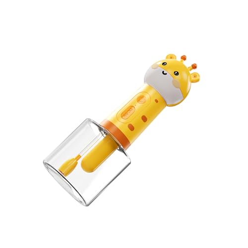 DLUKENY Schnell schäumende Haustier-Bademaschine, wassersparend, leiser Motor, ABS-Pflegewerkzeug, Schaumgerät für Hunde und Katzen, Reisen, Haustier-Schäummaschine von DLUKENY
