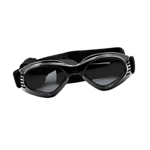 Faltbare Hundesonnenbrille, winddicht und wasserdicht, Haustier-Sonnenbrille mit verstellbarem Riemen, für kleine Hunde im Freien Faltbare Hundesonnenbrille, winddicht und wasserdicht, Haustier-Sonnenbrille mit verstellbarem Riemen, für kleine Hunde im Freien von DLUKENY