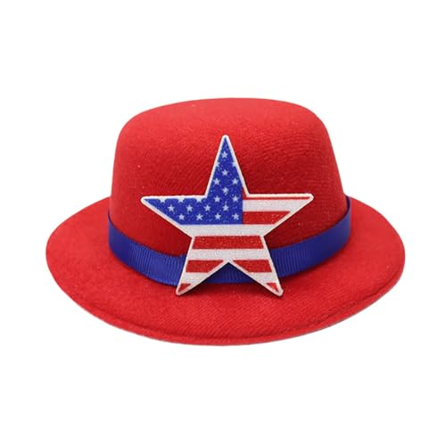 Top Mit Haarclip US Independence Days Thema Kostüm Kopfbedeckung Nationalfeier Feier Top Mit Haarclip US Independence Days Thema Kostüm Kopfbedeckung Nationalfeier Feier von DLUKENY