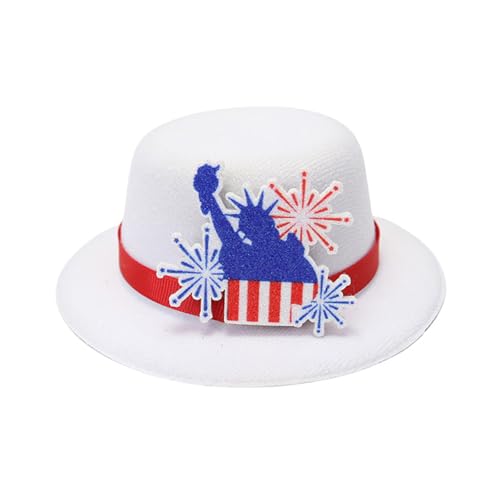Top Mit Haarclip US Independence Days Thema Kostüm Kopfbedeckung Nationalfeier Feier Top Mit Haarclip US Independence Days Thema Kostüm Kopfbedeckung Nationalfeier Feier von DLUKENY