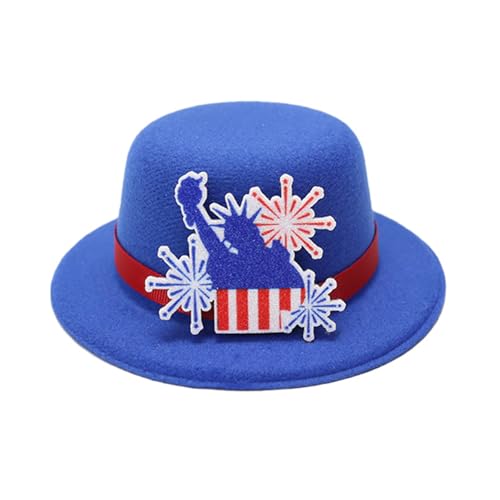 Top Mit Haarclip US Independence Days Thema Kostüm Kopfbedeckung Nationalfeier Feier Top Mit Haarclip US Independence Days Thema Kostüm Kopfbedeckung Nationalfeier Feier von DLUKENY