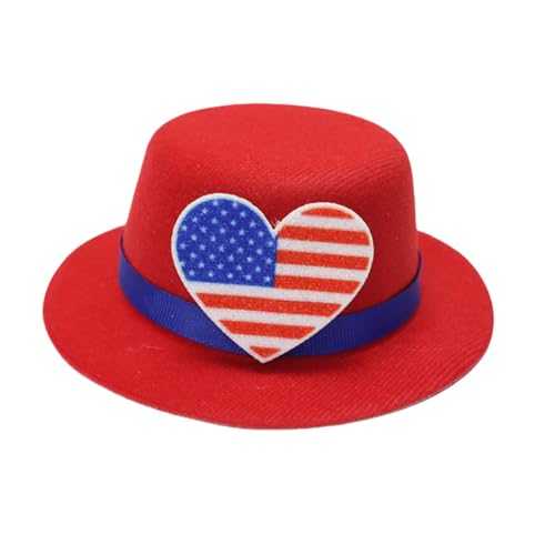 Top Mit Haarclip US Independence Days Thema Kostüm Kopfbedeckung Nationalfeier Feier Top Mit Haarclip US Independence Days Thema Kostüm Kopfbedeckung Nationalfeier Feier von DLUKENY