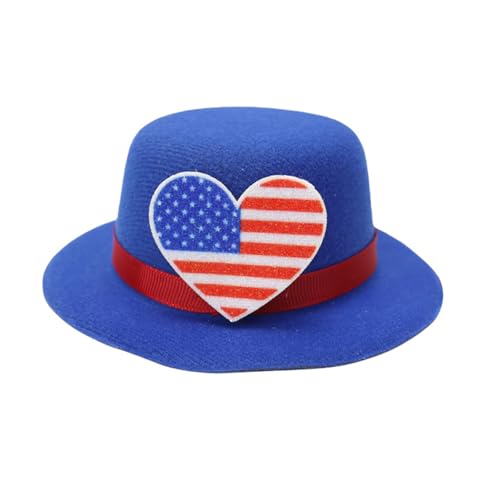 Top Mit Haarclip US Independence Days Thema Kostüm Kopfbedeckung Nationalfeier Feier Top Mit Haarclip US Independence Days Thema Kostüm Kopfbedeckung Nationalfeier Feier von DLUKENY