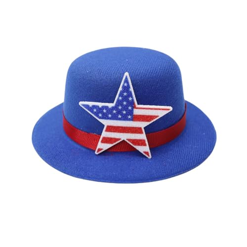 Top Mit Haarclip US Independence Days Thema Kostüm Kopfbedeckung Nationalfeier Feier Top Mit Haarclip US Independence Days Thema Kostüm Kopfbedeckung Nationalfeier Feier von DLUKENY