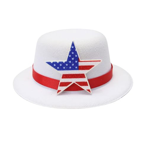 Top Mit Haarclip US Independence Days Thema Kostüm Kopfbedeckung Nationalfeier Feier Top Mit Haarclip US Independence Days Thema Kostüm Kopfbedeckung Nationalfeier Feier von DLUKENY