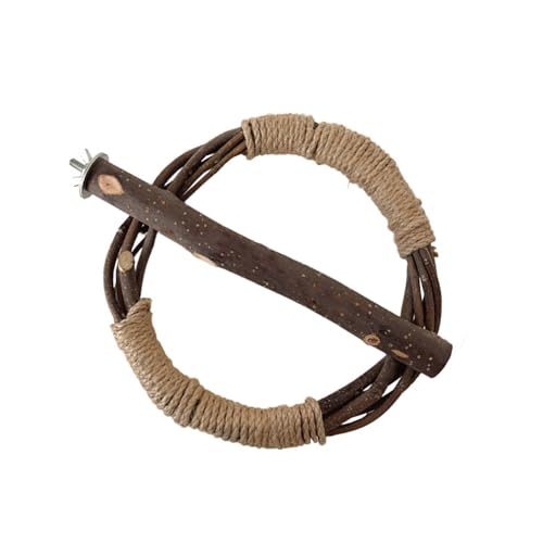 Vogelkäfig aus Naturholz, stehend, mit Schraube, Spielständer, Schleifen, Sitzstange, Vogelkäfigzubehör, Käfig, Unterhaltung, Kauspielzeug Vogelkäfig aus Naturholz, stehend, mit Schraube, Spielständer, Schleifen, Sitzstange, Vogelkäfigzubehör, Käfig, Unterhaltung, Kauspielzeug von DLUKENY