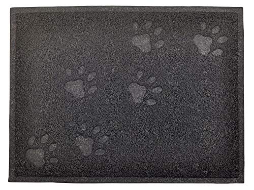 Katzentoilette, Schmutzfangmatte, Katzentoilette, 40,6 x 30,5 cm, 5 Farben erhältlich, Schwarz von DM