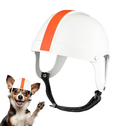 DMAIS Hunde-Sicherheitshut, ABS-Hundehelm, unübertroffene Sicherheit, anpassbarer Komfort, Haustier-Motorradhut, Sicherheitsausrüstung, reisefreundliche Abdeckung, Haustierhelm für von DMAIS