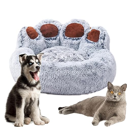 Gemütliches Hundebett, Pfoten-Haustiercouch, rutschfestes Kissen in Pfotenform mit herausnehmbarem Innenpolster, bequemes Sitzkissen, Pfotenbett, Adorale Schlafunterlage für Zuhause und Tiergeschäft Gemütliches Hundebett, Pfoten-Haustiercouch, rutschfestes Kissen in Pfotenform mit herausnehmbarem Innenpolster, bequemes Sitzkissen, Pfotenbett, Adorale Schlafunterlage für Zuhause und Tiergeschäft von DMAIS