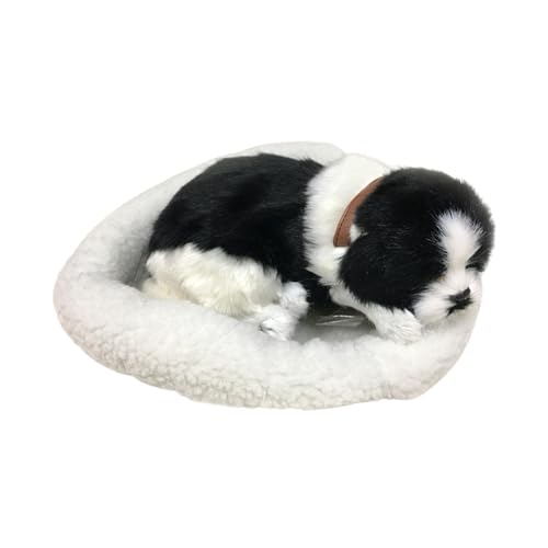 Plüsch-Katzenspielzeug, weiches gefülltes Katzenspielzeug, realistische Dekoration, Plüsch, schlafender Hund, gemütliches Gefühl, realistisches schlafendes Haustier, waschbares Plüsch-Katzenspielzeug, weiches gefülltes Katzenspielzeug, realistische Dekoration, Plüsch, schlafender Hund, gemütliches Gefühl, realistisches schlafendes Haustier, waschbares von DMAIS