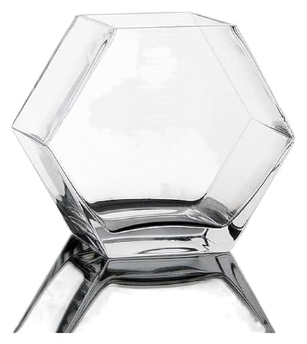 DMBBSAPBSH Goldfischglas, Fischschale, Fischglas Transparent Tischplatte Aquarium Einrichtung Aquarien(Medium) von DMBBSAPBSH