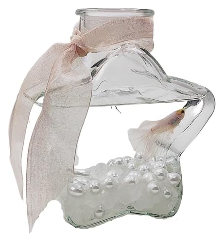 DMBBSAPBSH Goldfischglas, Fischschale, Fischschale, dekoratives kleines Aquarium, Desktop-Aquarien von DMBBSAPBSH