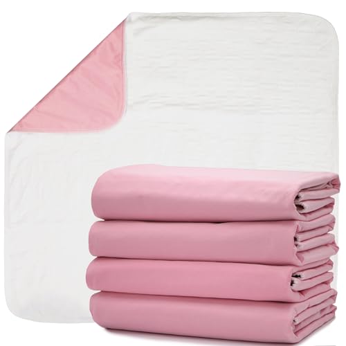 DMI Waschbare Unterlagen für Pflege, Krankenhäuser, waschbare Urini-Pads für Hunde, 86,4 x 91,4 cm, 4 Stück, FSA & HSA berechtigt, Bettunterlagen für Erwachsene, Babys und Möbel von DMI