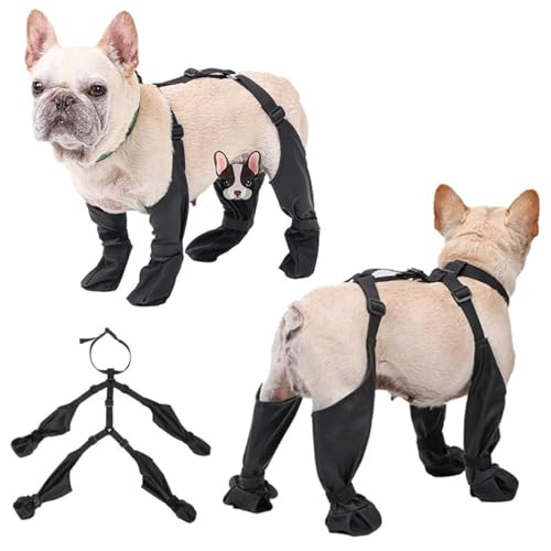 Suspender Boots for Dogs, Dog Suspender Boots, Suspender Dog Boots, Dog Boot Suspenders, Dog Boots with Suspenders, Dog Boot Leggings (L) von DMJHJY
