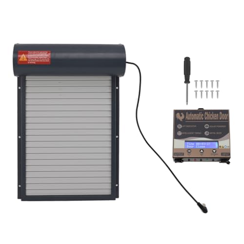 Automatisch zeitgesteuertes Huhn Coop -Tür Timing Control Grey Opener Controller für Geflügelfarmen von DMLENGOIN