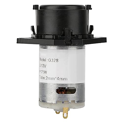 DMLENGOIN 12 V Dosierung Pumpe Selbstverdiener einfacher Wartung Aquarium Labor Chemische Analyse (2 * 4 schwarz) von DMLENGOIN