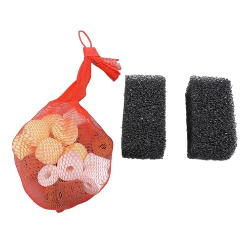 DMLENGOIN Aquariumfiltermedien Teich Biofiltermedium Tri Farbbakteriologischer Filter für Fischtanks Material Aluminiumoxid von DMLENGOIN