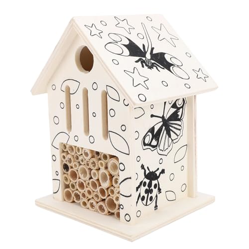 Hölzerne Bienenhaus Tube Biene Hotel ziehen sanfter bestäubende Bienen in Ihr Garten sicheres Holzbienhaus für einsame Bienen an. Hölzerne Bienenhaus Tube Biene Hotel ziehen sanfter bestäubende Bienen in Ihr Garten sicheres Holzbienhaus für einsame Bienen an. von DMLENGOIN