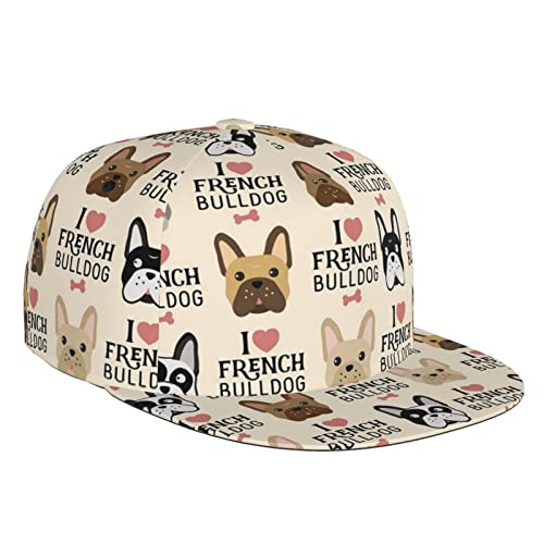 Dog Fashion Baseballkappe mit flacher Krempe =>> geeignet für den täglichen Gebrauch im Freien erhältlich in vier Jahreszeiten von DMORJ