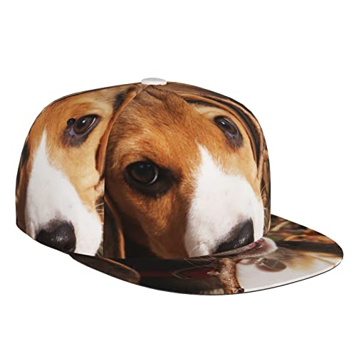 Niedliche Hunde-Baseballkappe mit flacher Krempe, geeignet für den täglichen Gebrauch, Sport, Outdoor, erhältlich in vier Jahreszeiten, Schwarz, Schwarz, Einheitsgröße Niedliche Hunde-Baseballkappe mit flacher Krempe, geeignet für den täglichen Gebrauch, Sport, Outdoor, erhältlich in vier Jahreszeiten, Schwarz, Schwarz, Einheitsgröße von DMORJ