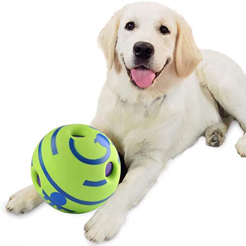 Wobble Wag Giggle Hundeball, Kicherball für Hunde mit lustigem Geräusch hält Hunde den ganzen Tag glücklich von DMYX