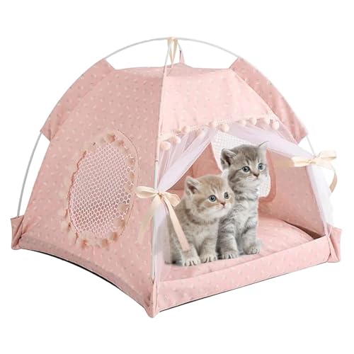 Atmungsaktives Katzenzelt, tragbares Bett für Welpen, Katzen, Zwinger für Haustiere, atmungsaktiv, kleine Hunde, Schlafmodul für Haustiere, weiches und atmungsaktives Bett für Ani Atmungsaktives Katzenzelt, tragbares Bett für Welpen, Katzen, Zwinger für Haustiere, atmungsaktiv, kleine Hunde, Schlafmodul für Haustiere, weiches und atmungsaktives Bett für Ani von DNCG