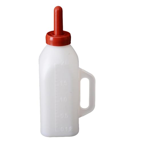 Baby Ziegenflasche, 2L Lamm Fütterungsflasche, Bauernhof Ziegen Milch Feeder mit Griff, Kid Vieh Trinkflasche Ziege, Kleintier Milchgetränk Nippl für Kätzchen, Welpen, Kaninchen, Kleintiere Baby Ziegenflasche, 2L Lamm Fütterungsflasche, Bauernhof Ziegen Milch Feeder mit Griff, Kid Vieh Trinkflasche Ziege, Kleintier Milchgetränk Nippl für Kätzchen, Welpen, Kaninchen, Kleintiere von DNCG