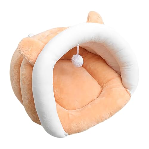 Cat Bed With Cover, Cat Beds For Indoor Cats, Semi-enclosed Slipper-shaped Cave Bed With Hangable Ball, Cat Furniture, Washable Small Dog Cave Bed Cat Hideaway House Tent For Puppy And Kitten Cat Bed With Cover, Cat Beds For Indoor Cats, Semi-enclosed Slipper-shaped Cave Bed With Hangable Ball, Cat Furniture, Washable Small Dog Cave Bed Cat Hideaway House Tent For Puppy And Kitten von DNCG